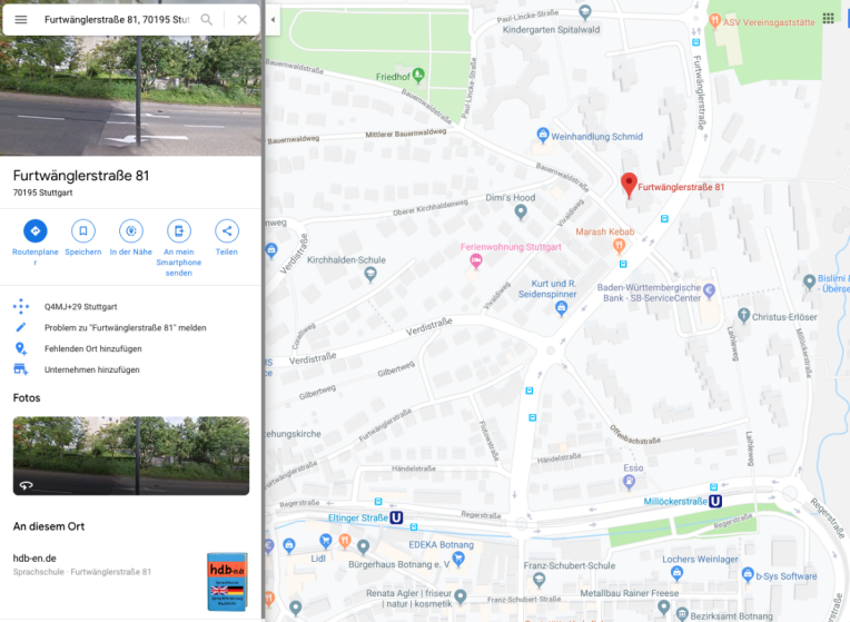 Öffnen in Google Maps